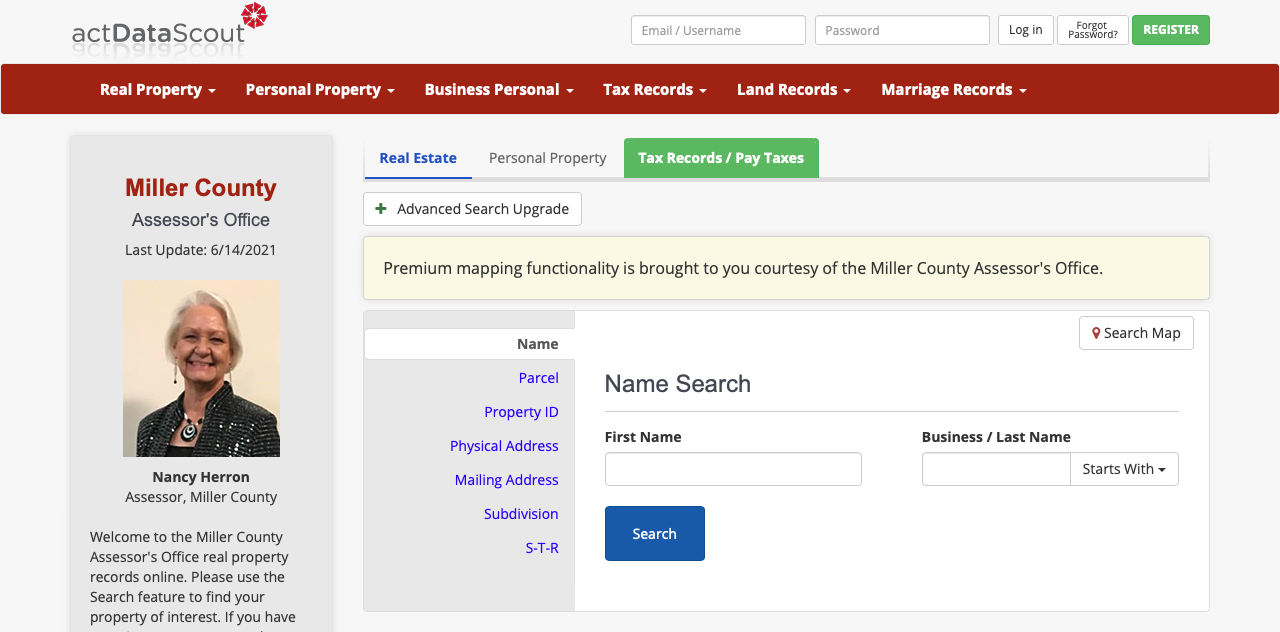 Home Page Miller County Assessor's Office
